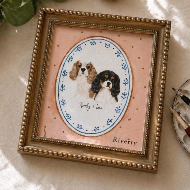 Mini Custom Watercolor Pet Portrait, Dog Portraits from Photos, Pet Painting